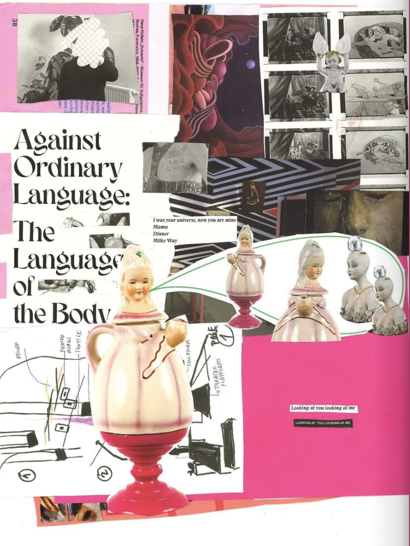 language of the body collage